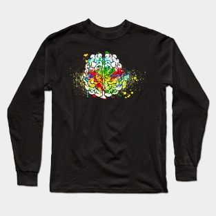 Brain t-shirt Long Sleeve T-Shirt